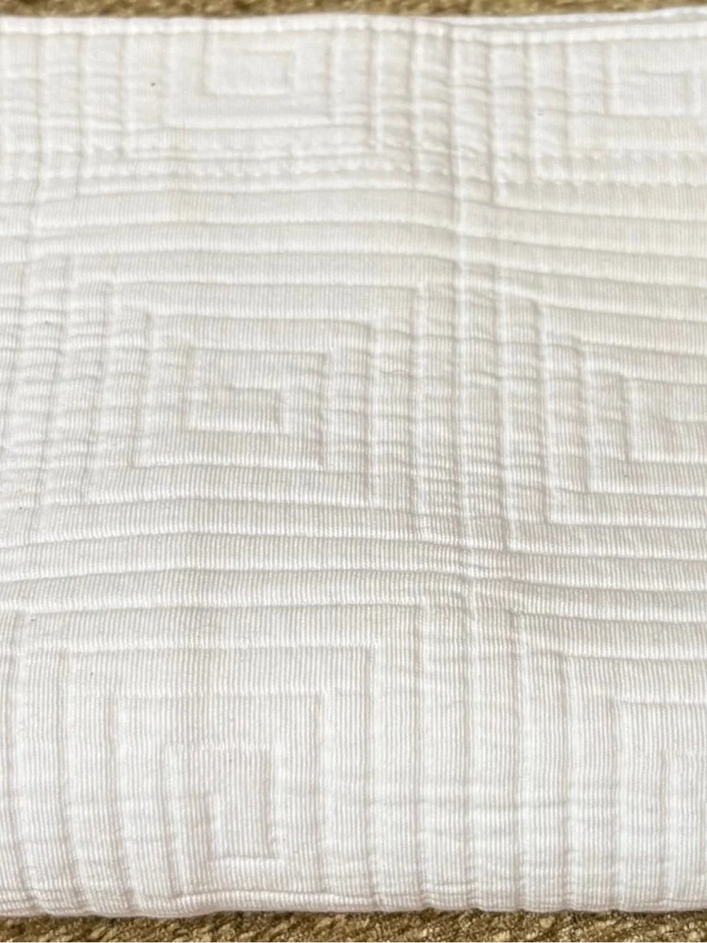 Sferra Matelasse sham new White